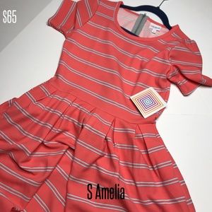 vintage STRIPES! LuLaRoe Amelia Dress